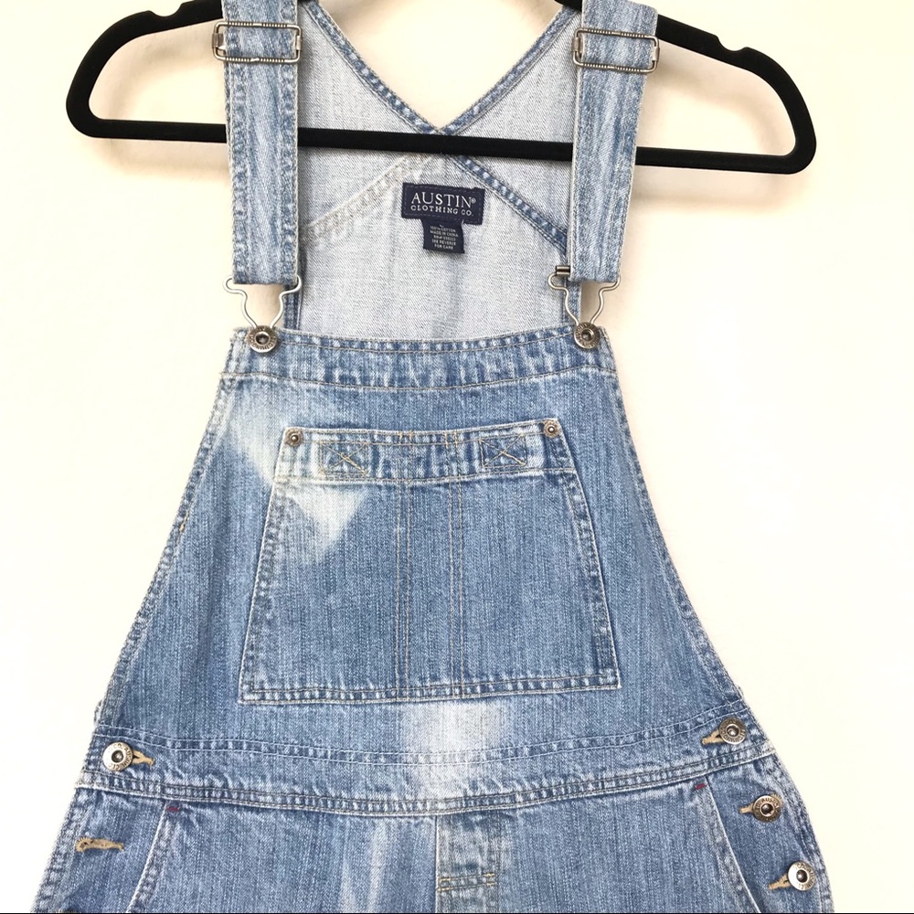 Austin Trading Co. Denim Bib Overalls L - Picture 5 of 12